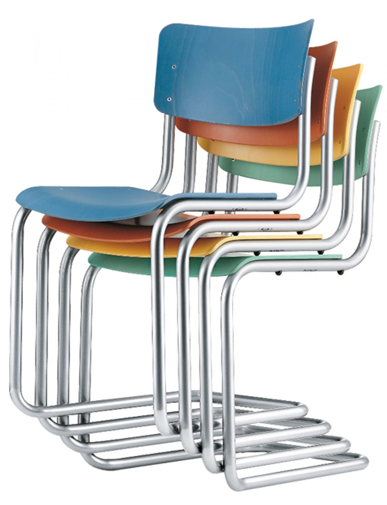 S 43 ST Stahlrohr Klassiker Freischwinger Thonet